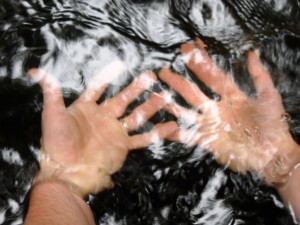 Hands in Water